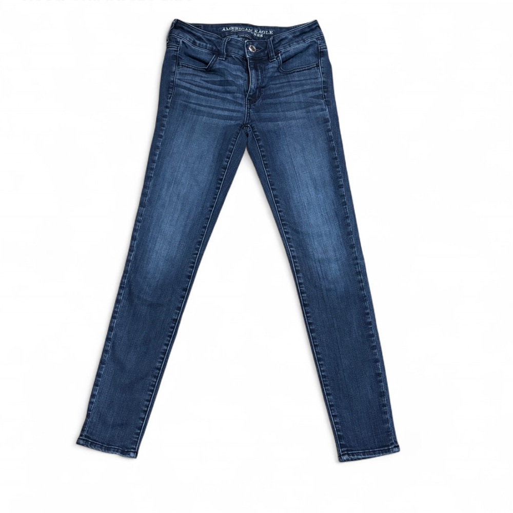American Eagle Outfitters Dark Blue Skinny Jeans